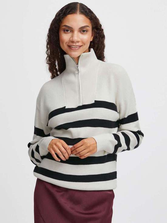 черный в полоску