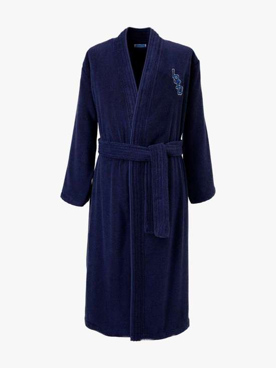 синий узорчатый