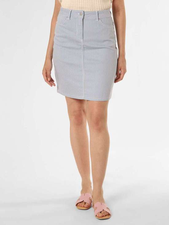 blau weiß gestreift