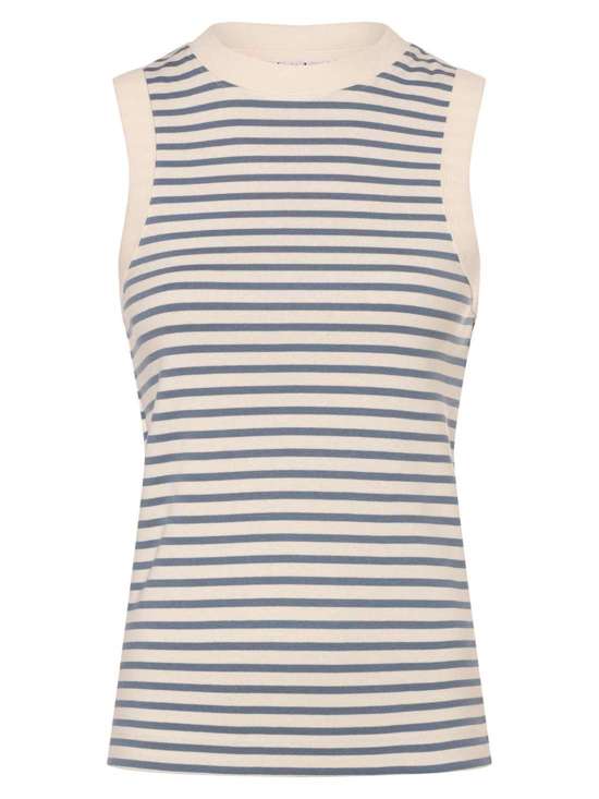 ecru indigo gestreift