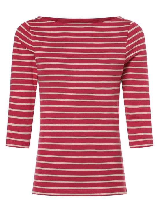 himbeer ecru gestreift