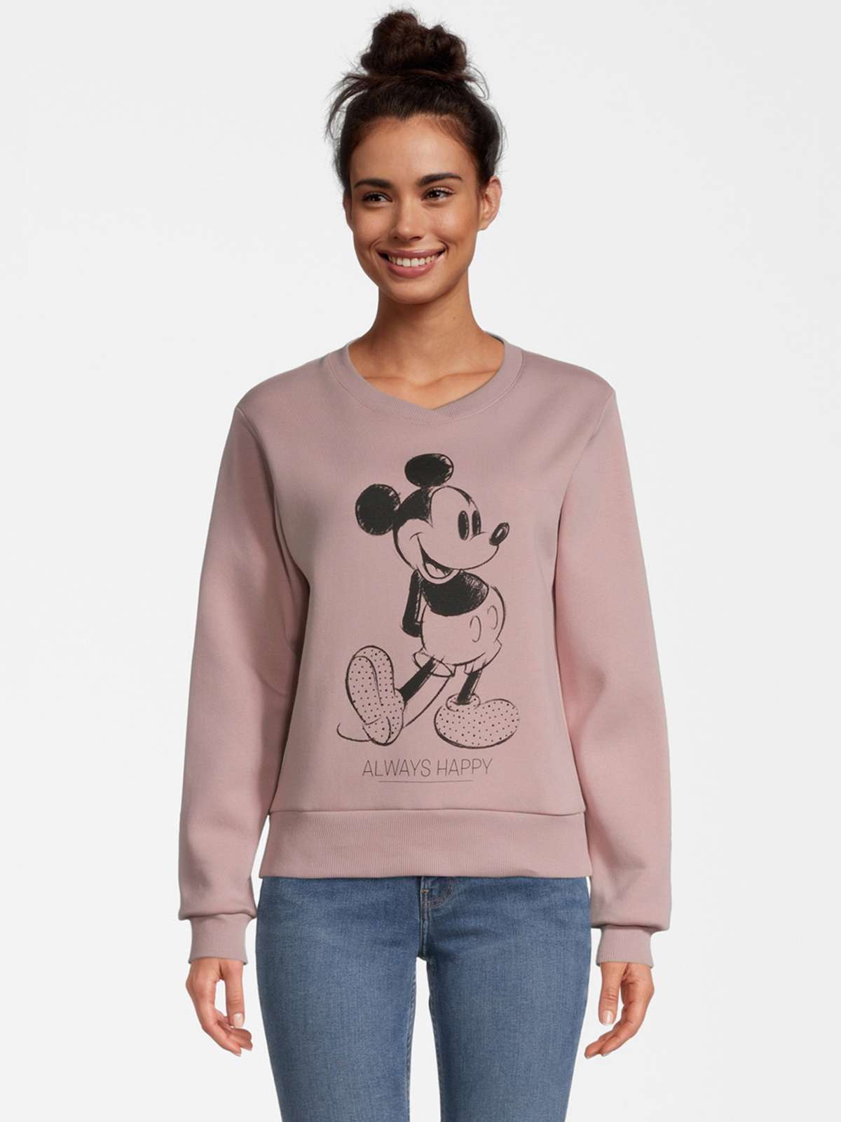 Свитшот Mickey Mouse Always Happy