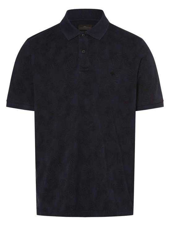 синий морской с рисунком