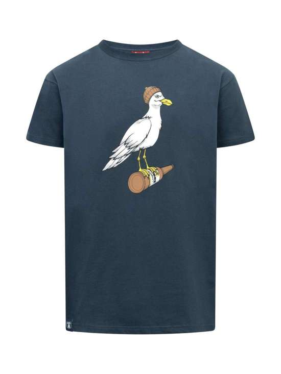 морской синий с рисунком