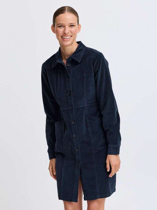 синий морской с рисунком