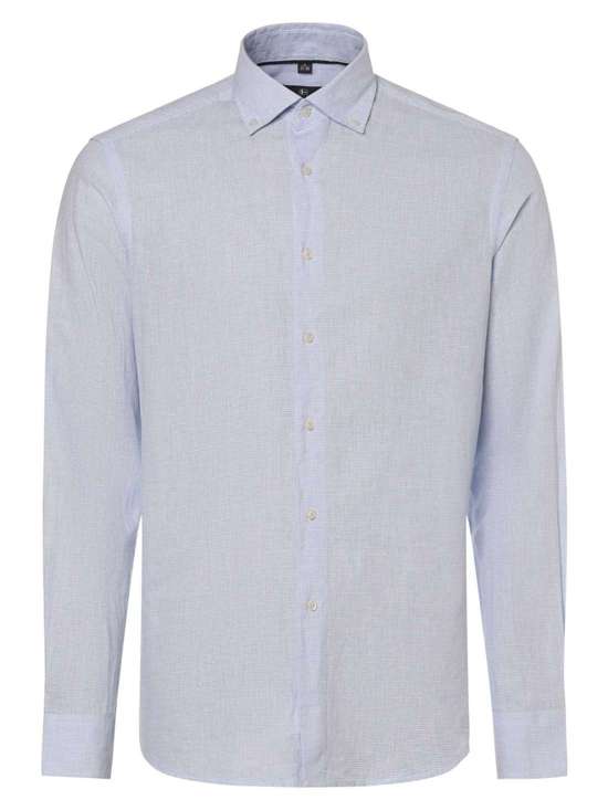 hellblau weiß kariert