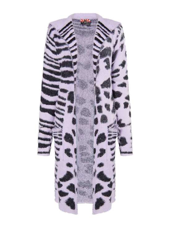 лиловый узорчатый