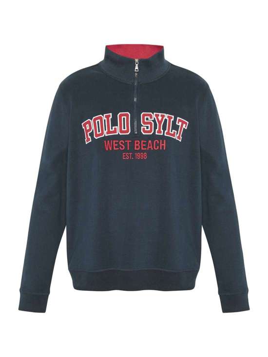 marine blau bedruckt