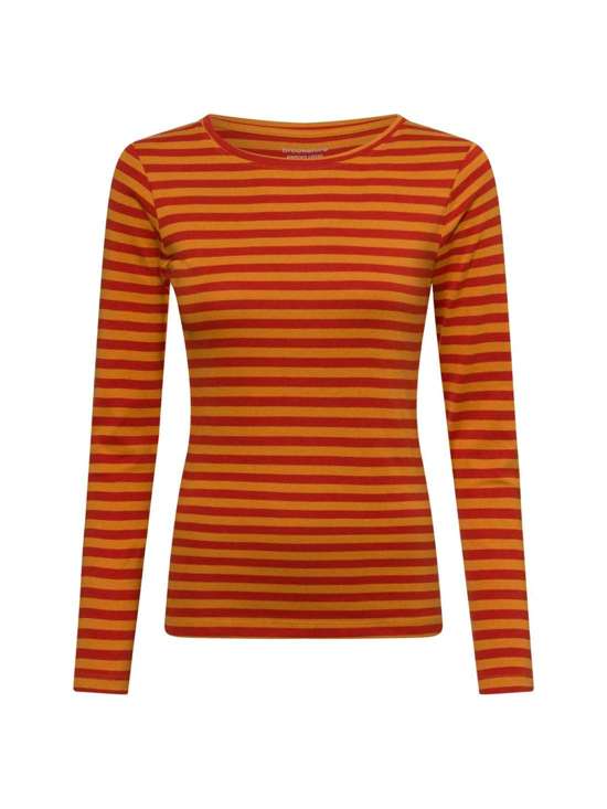 orange rot gestreift