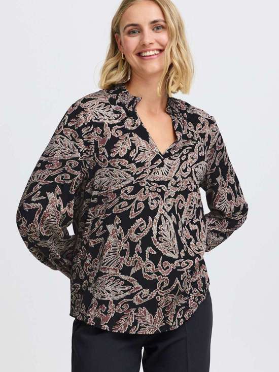 mehrfarbig gemustert