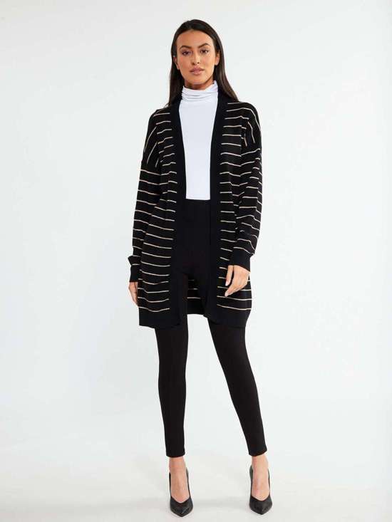 черный в полоску