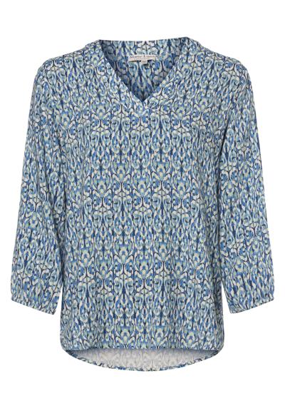 blau aqua gemustert