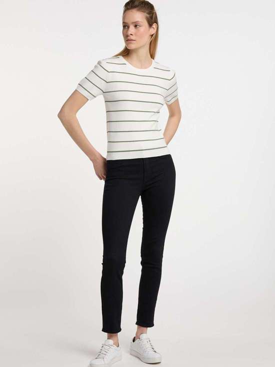 оливковый в полоску