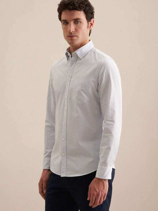 светло-синий полосатый