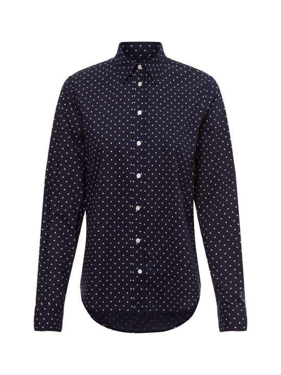 marine ecru gepunktet