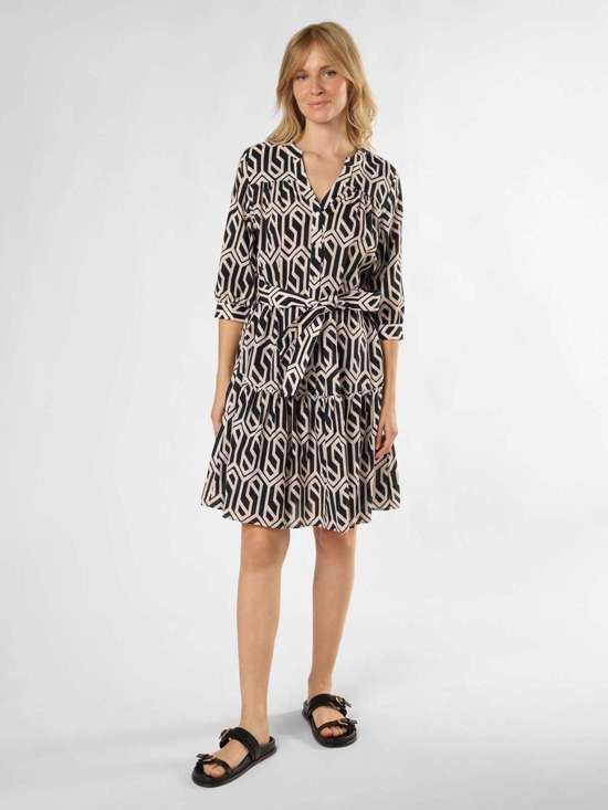 marine ecru gemustert