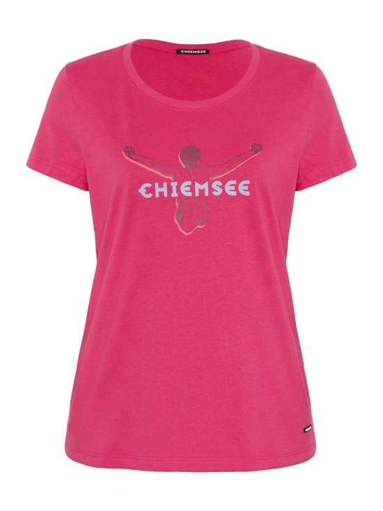 ярко-розовый с рисунком