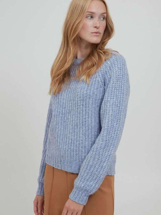 синий меланж