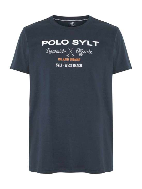 marine blau bedruckt