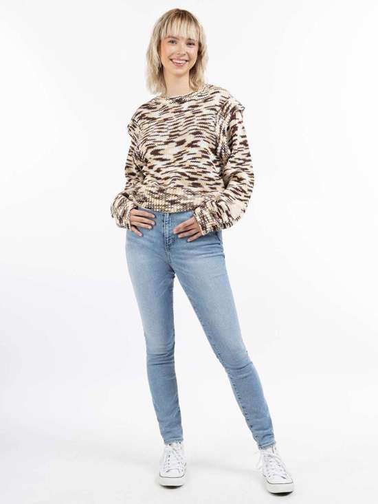 коричневый в рисунком