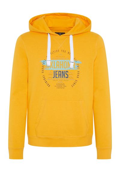mais orange bedruckt