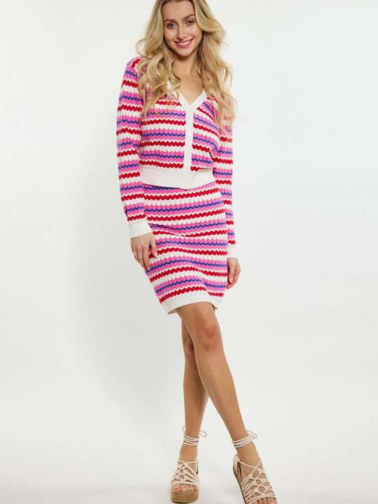 mehrfarbig gemustert