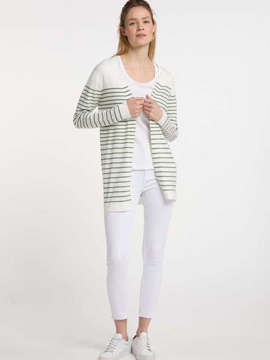 оливковый в полоску