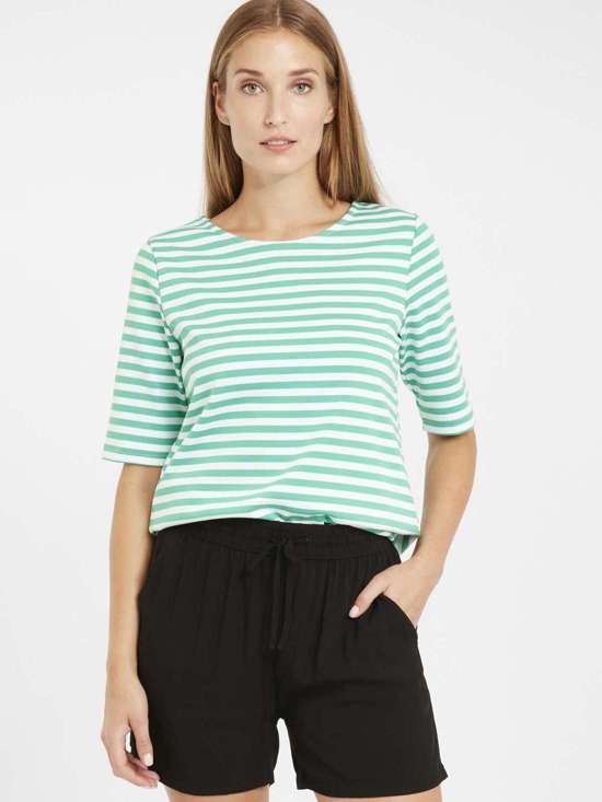 зеленый в полоску