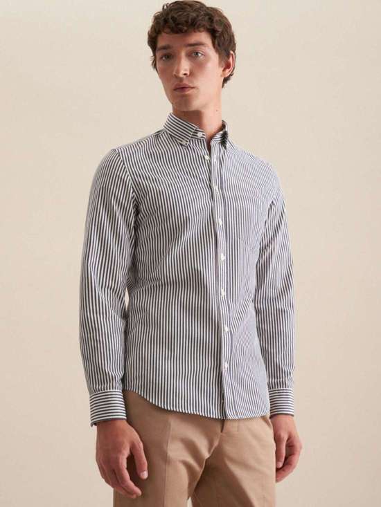 синий полосатый