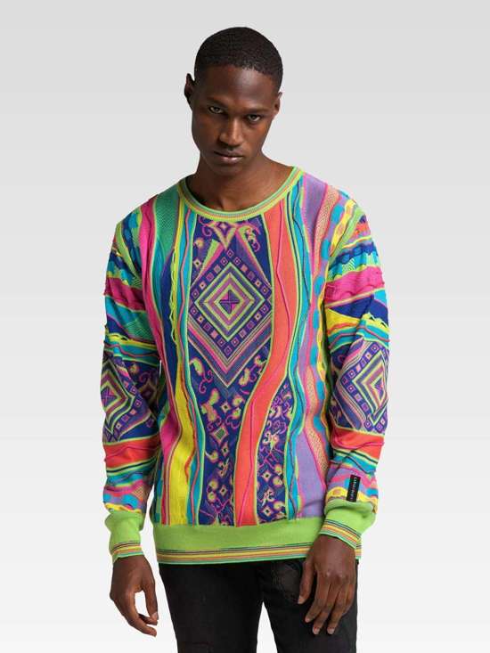 зеленый в клетку