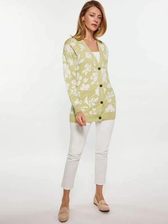 зеленый узорчатый