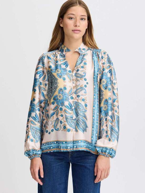 синий разноцветный