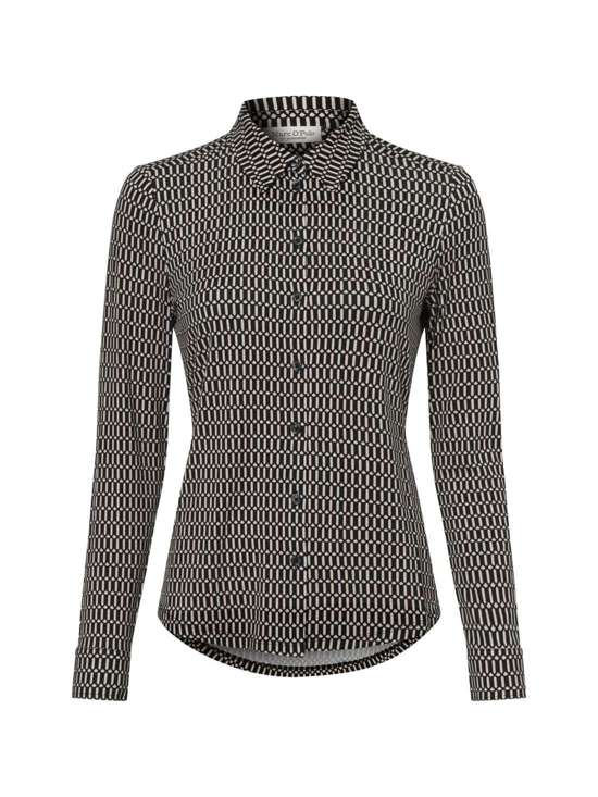 taupe schwarz gemustert