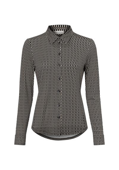 taupe schwarz gemustert