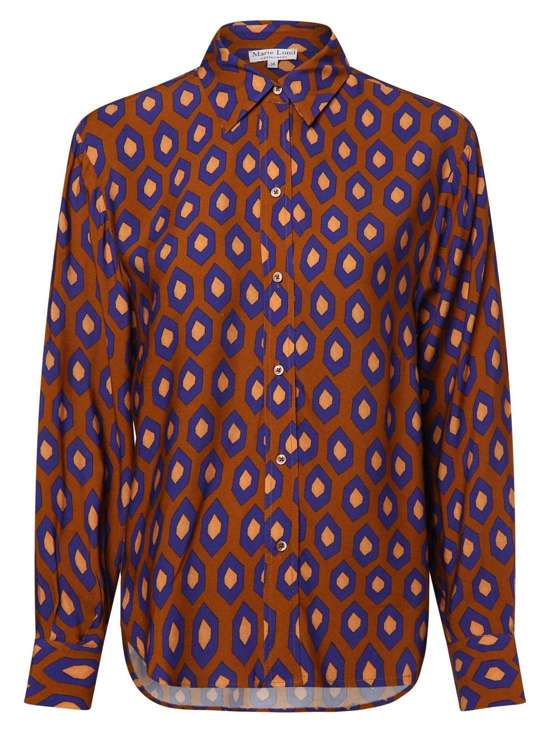 braun lila gemustert