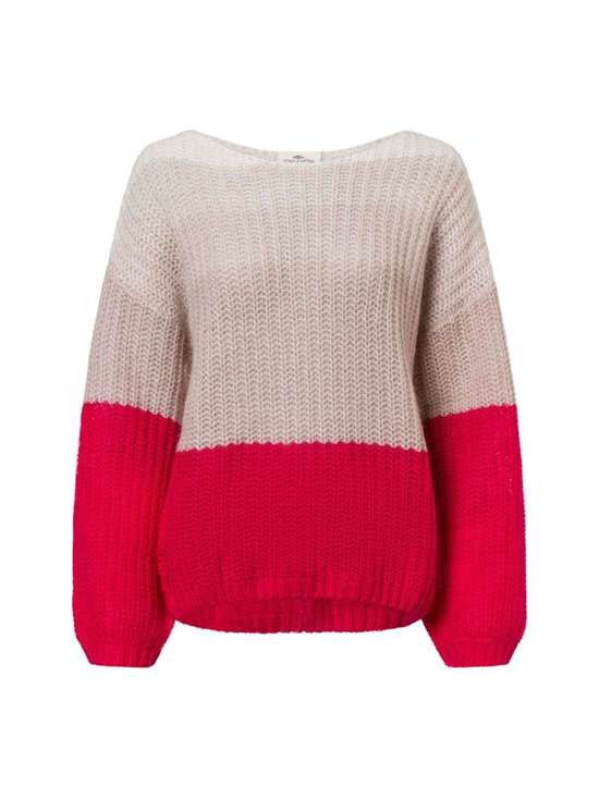 Свитер крупной вязки с добавлением мохера