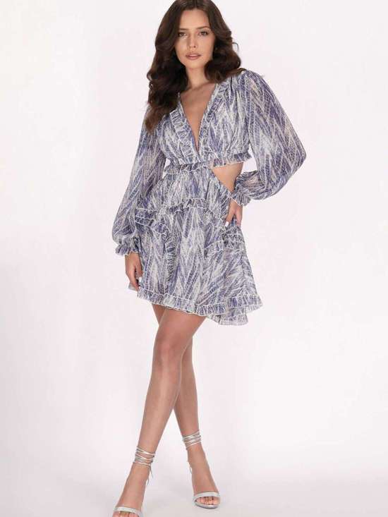 mehrfarbig gemustert