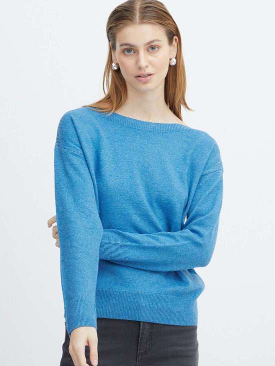 синий меланж