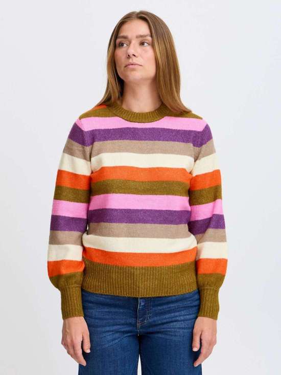 mehrfarbig gestreift