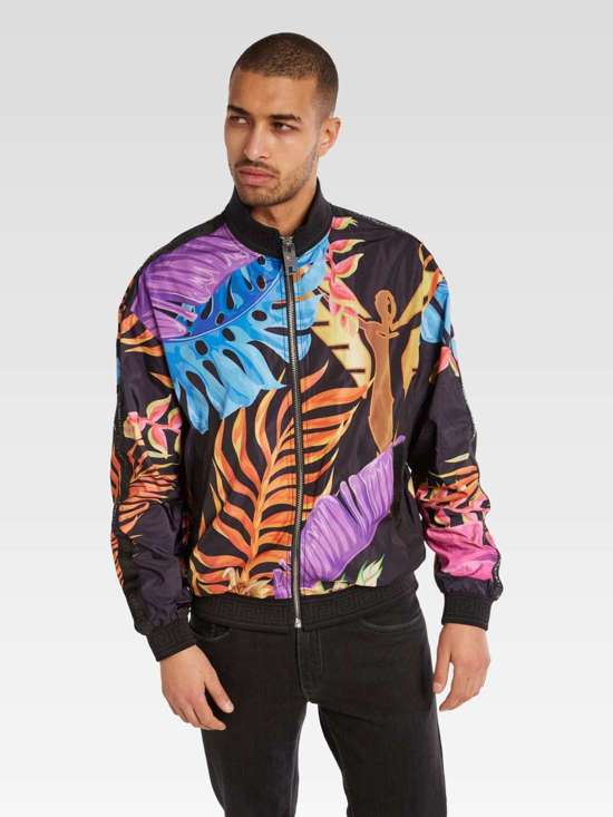 чёрный с рисунком