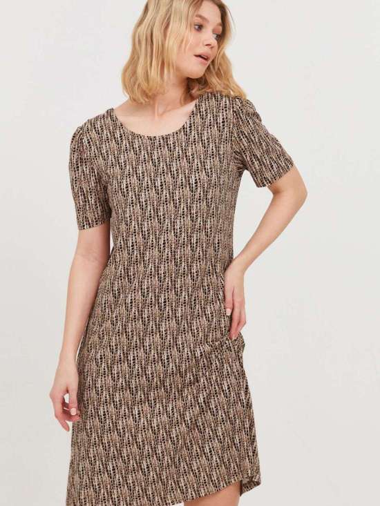 коричневый в рисунком