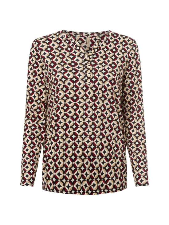 bordeaux mehrfarbig gemustert