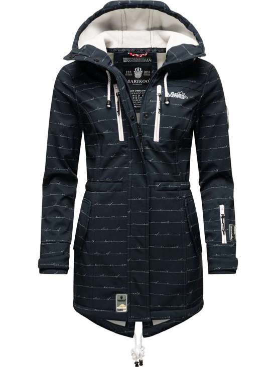 синий морской с рисунком