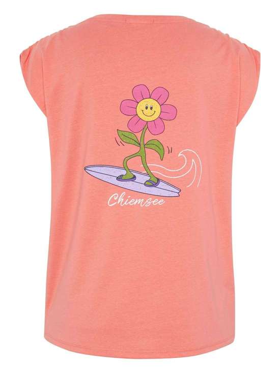 ярко-розовый с рисунком