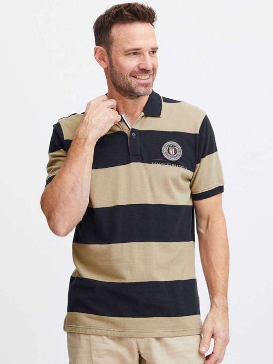 бежевый в полоску