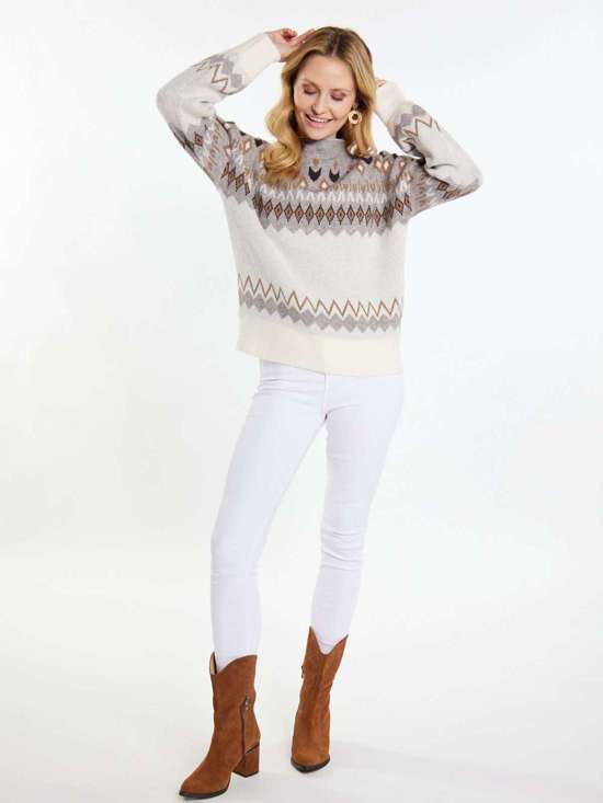 mehrfarbig gemustert