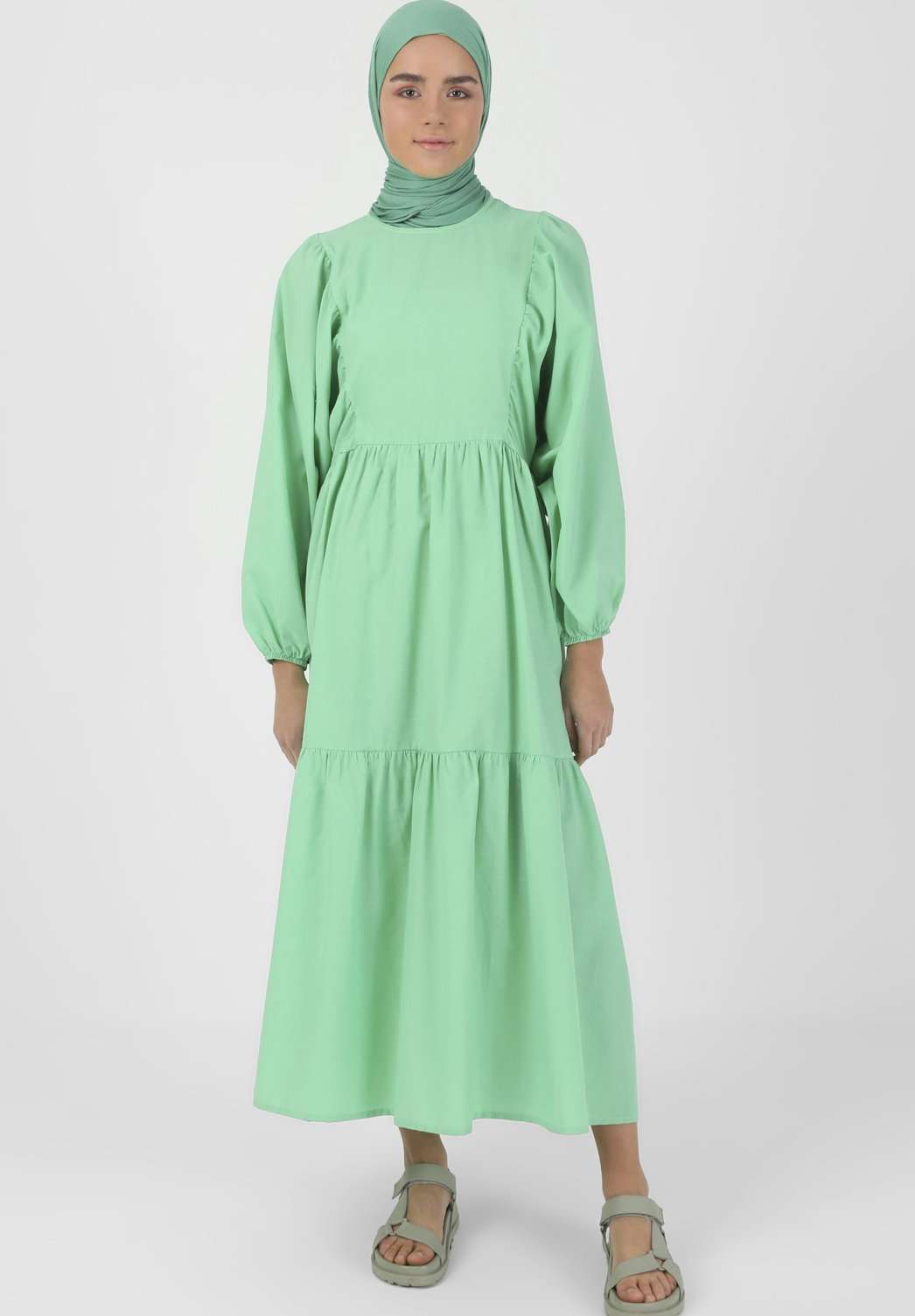 Платье CREW NECK-MODEST-BENIN