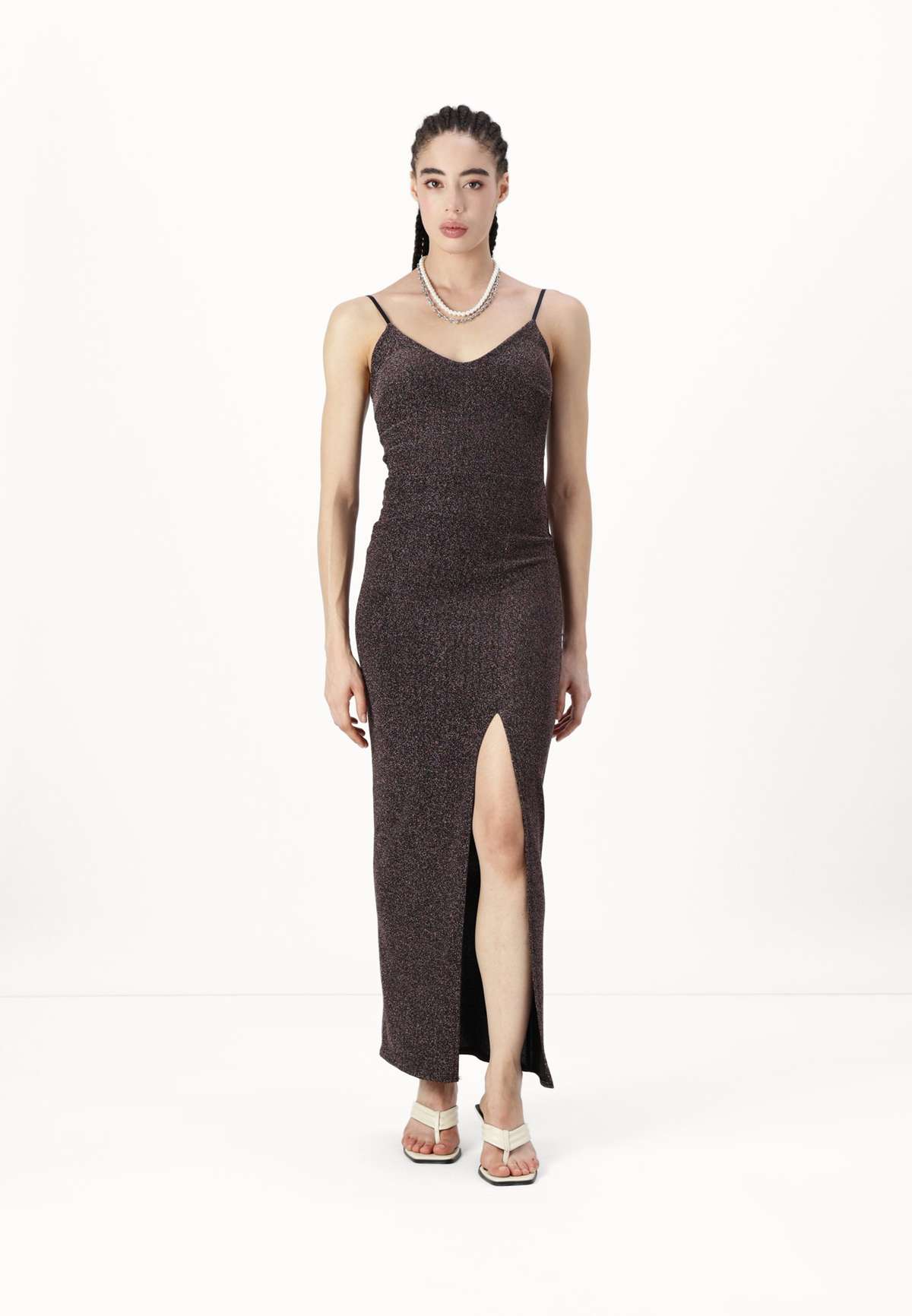 Коктельное платье ROME GLITTER MAXI