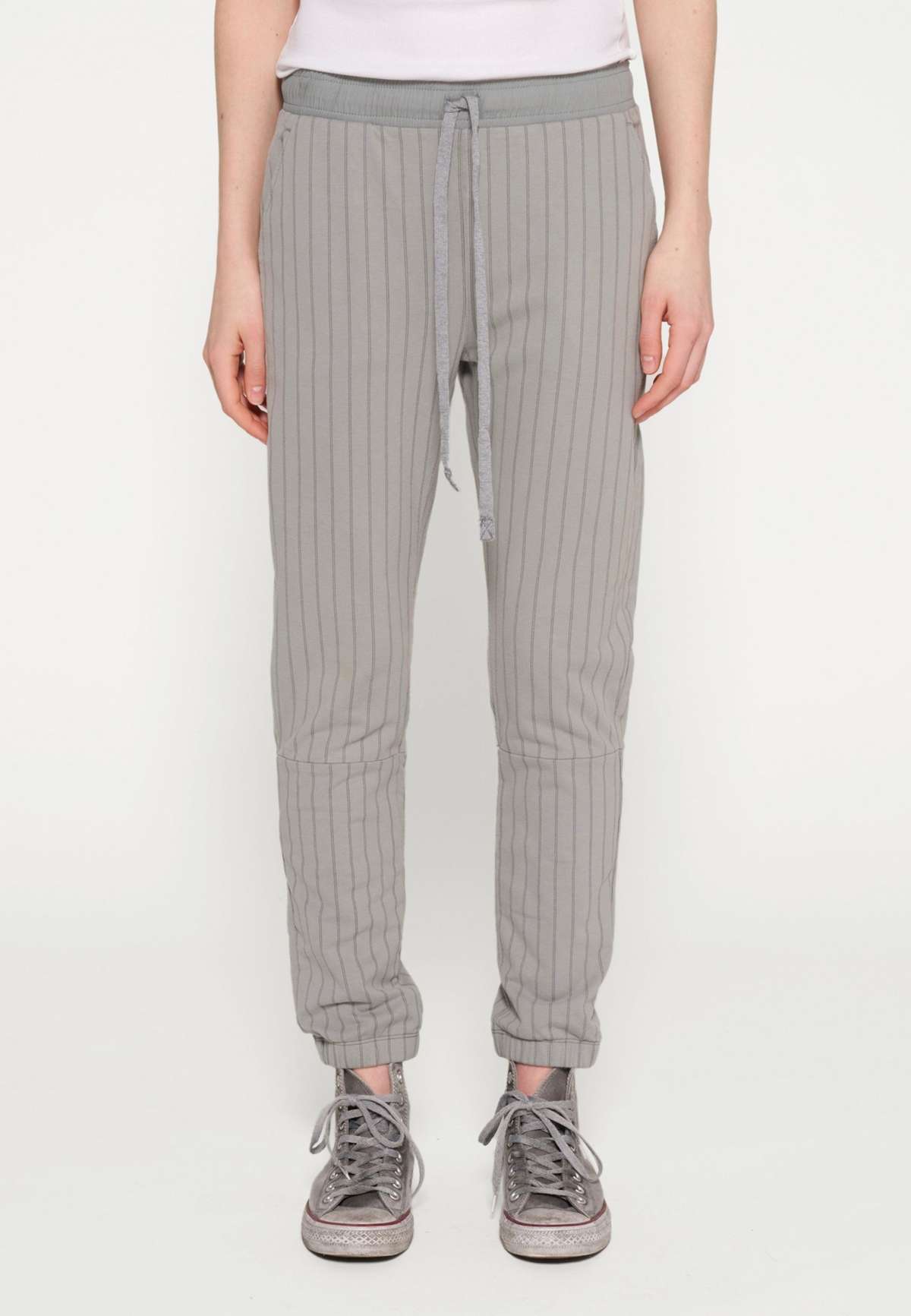 Брюки CROPPED JOGGER PINSTRIPE