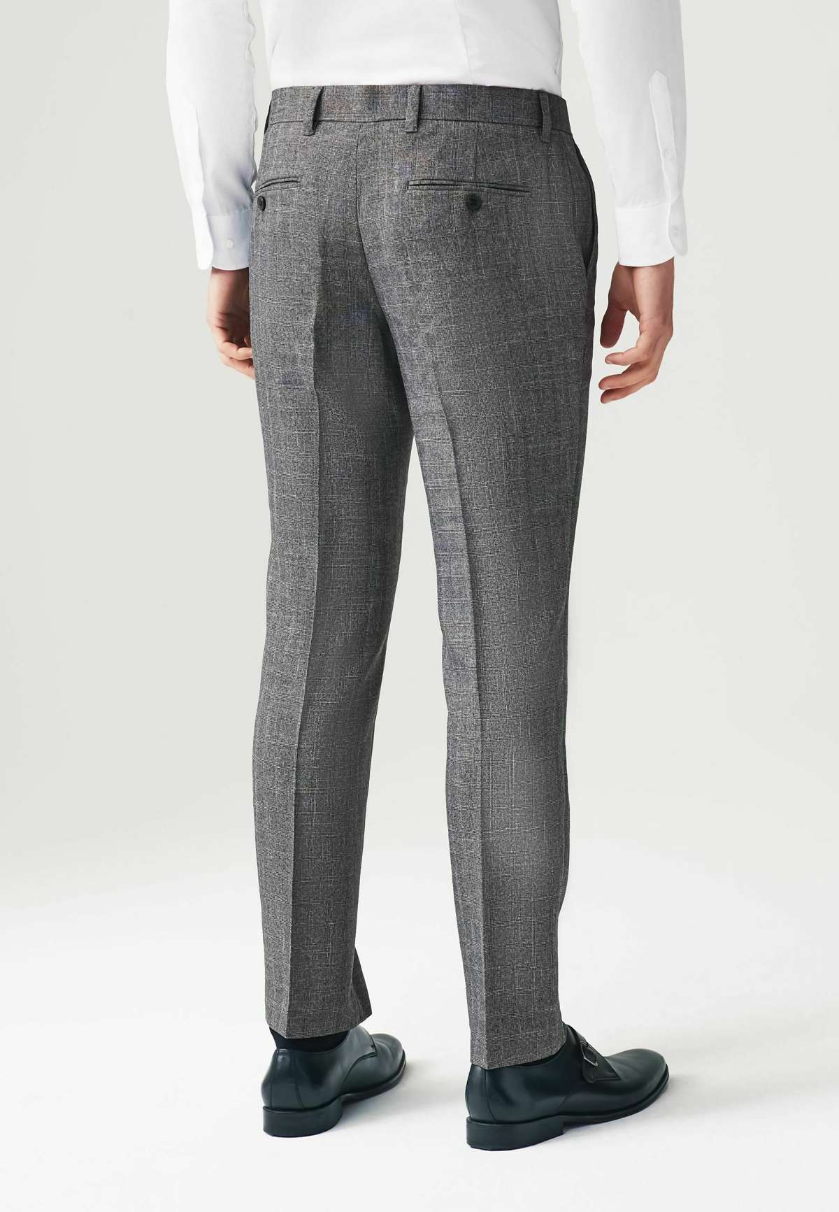 Брюки SLIM FIT TEXTURED CHECK